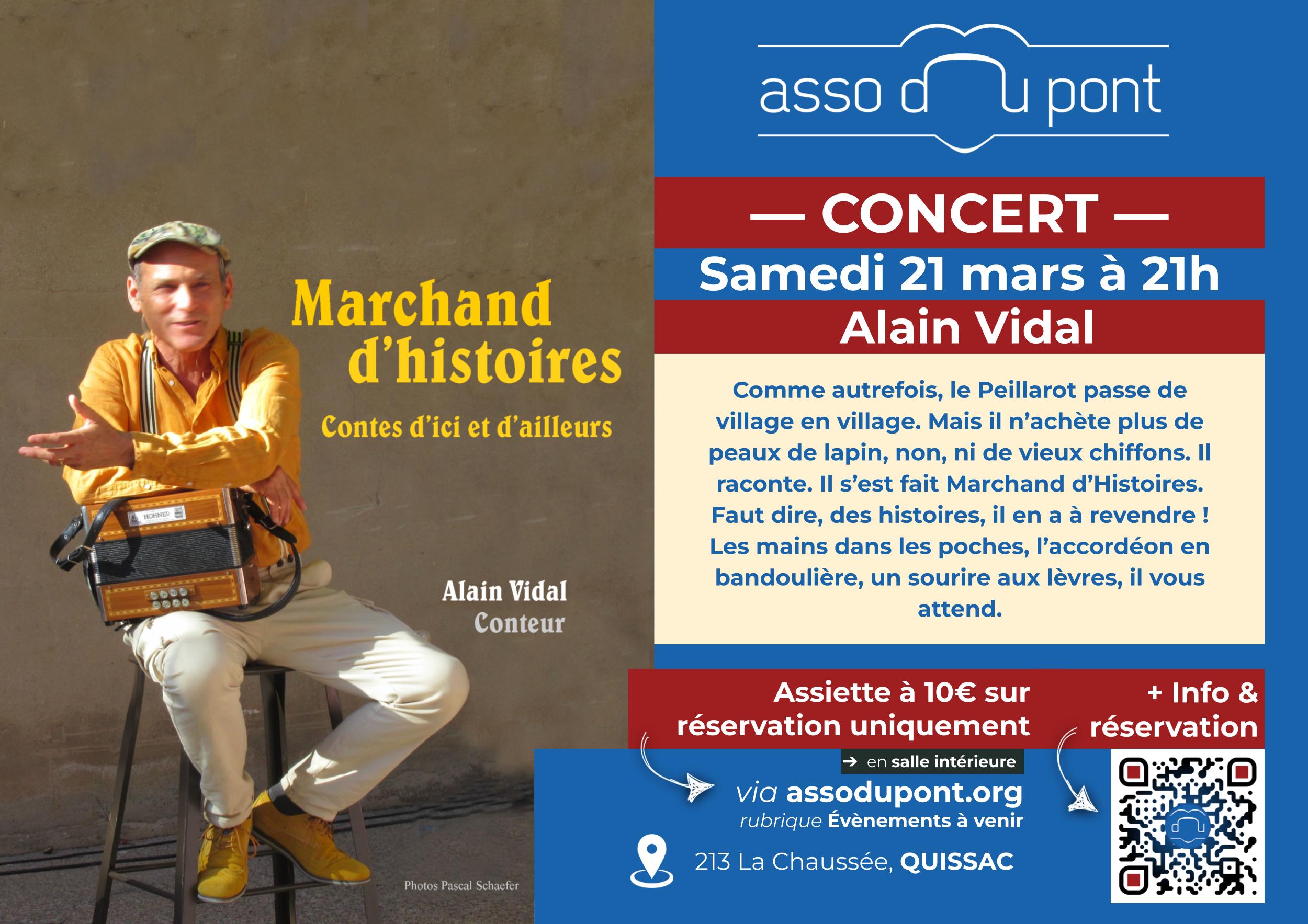Concert Alain Vidal