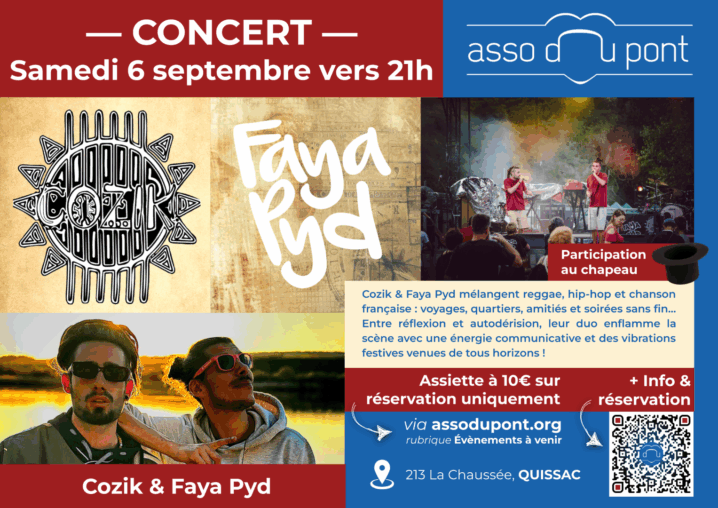 Concert Cozik & Faya Pyd